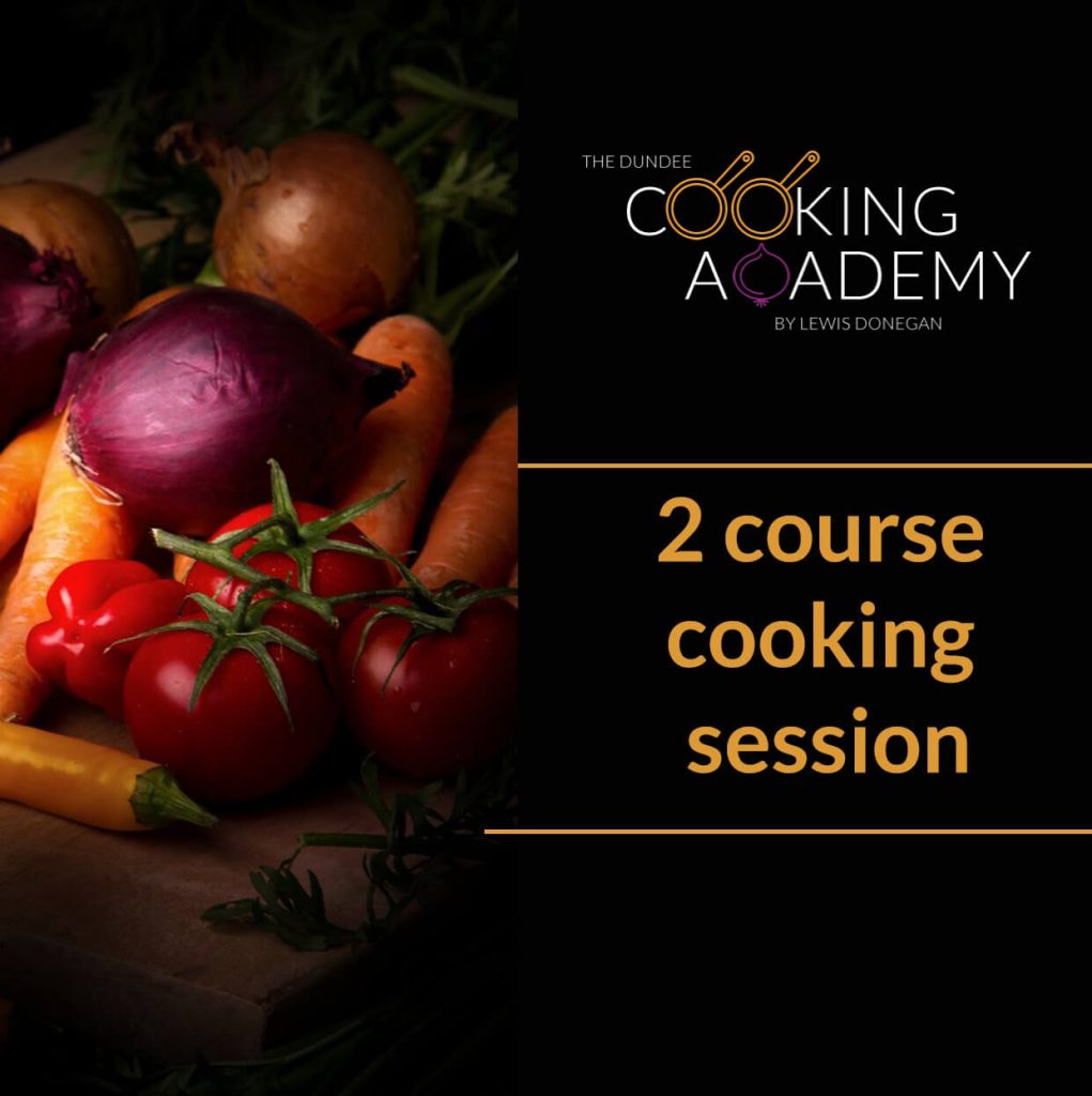 Gift Voucher 2 course cooking session The Dundee Cooking Academy